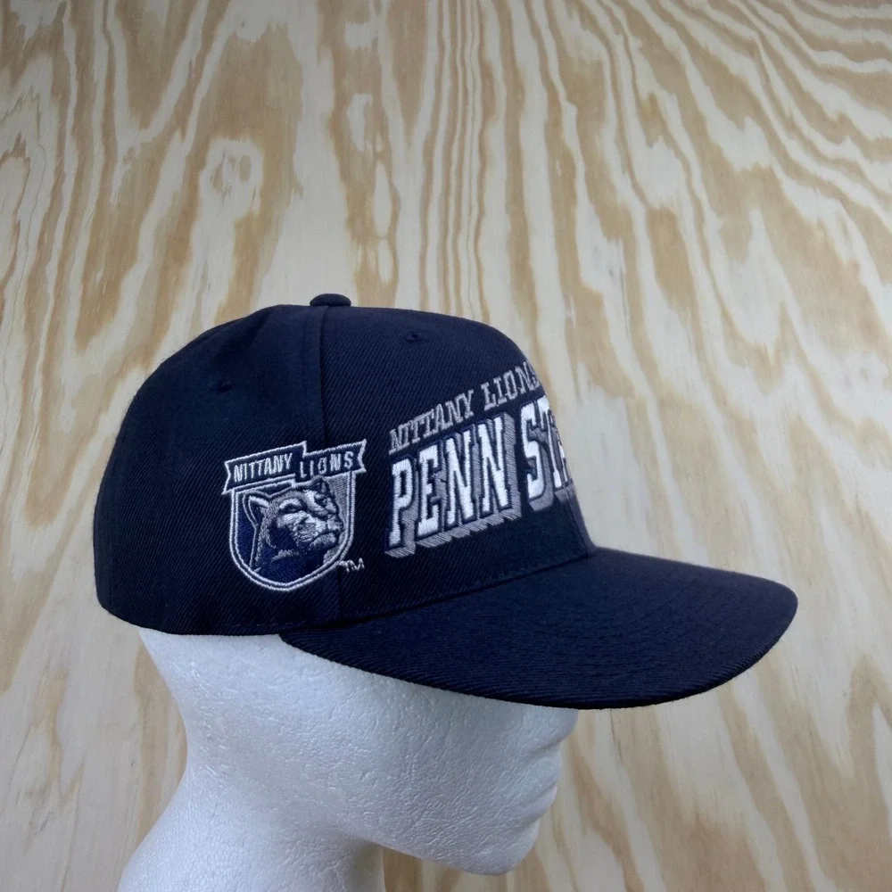 Vintage Sports Specialties Penn State Nittany Lions Navy Blue Snapback Hat 1997